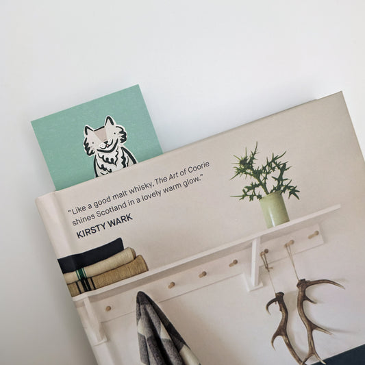 Dylan the Grey Fluffy Cat Bookmark