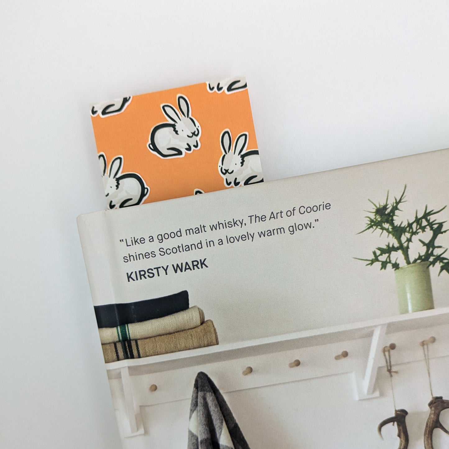 Grey Rabbit Bookmark