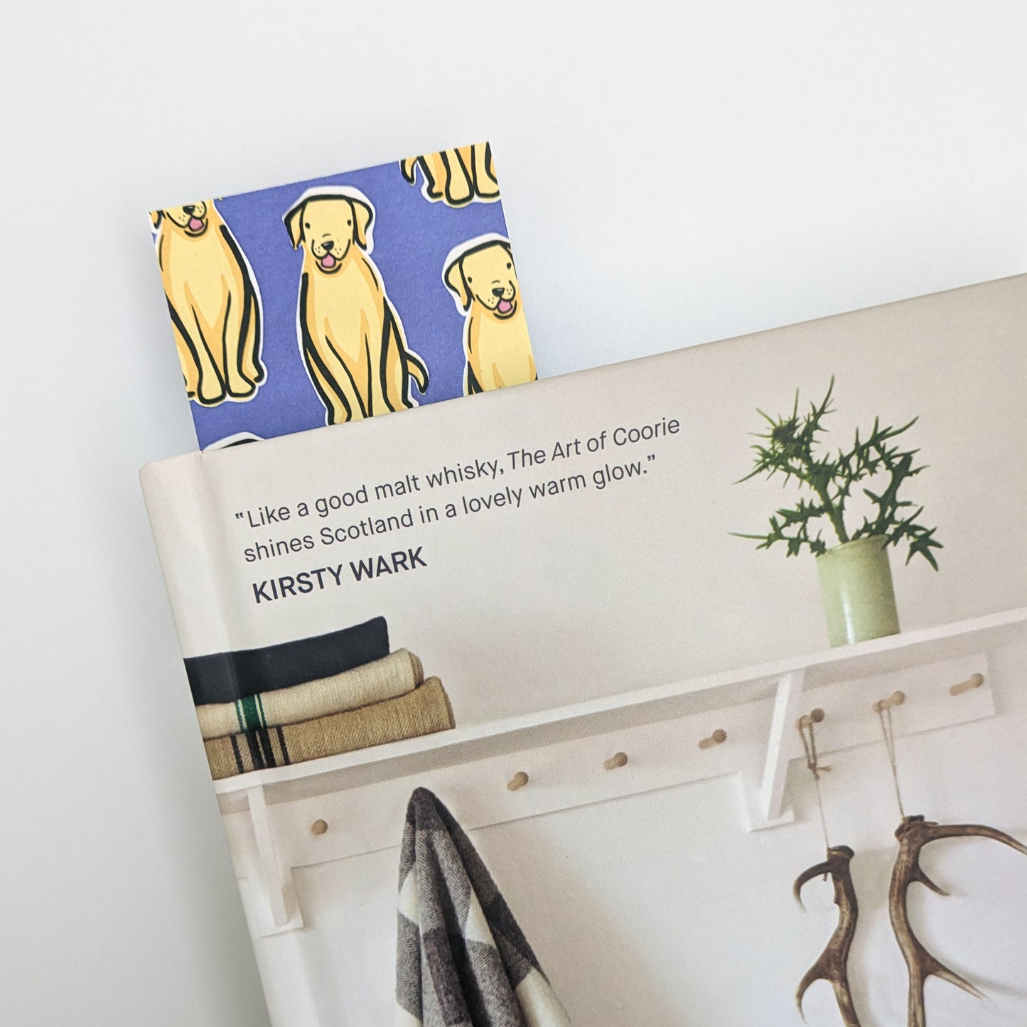 Midas the Yellow Labrador Dog Bookmark