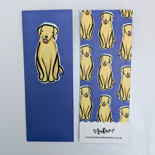 Midas the Yellow Labrador Dog Bookmark