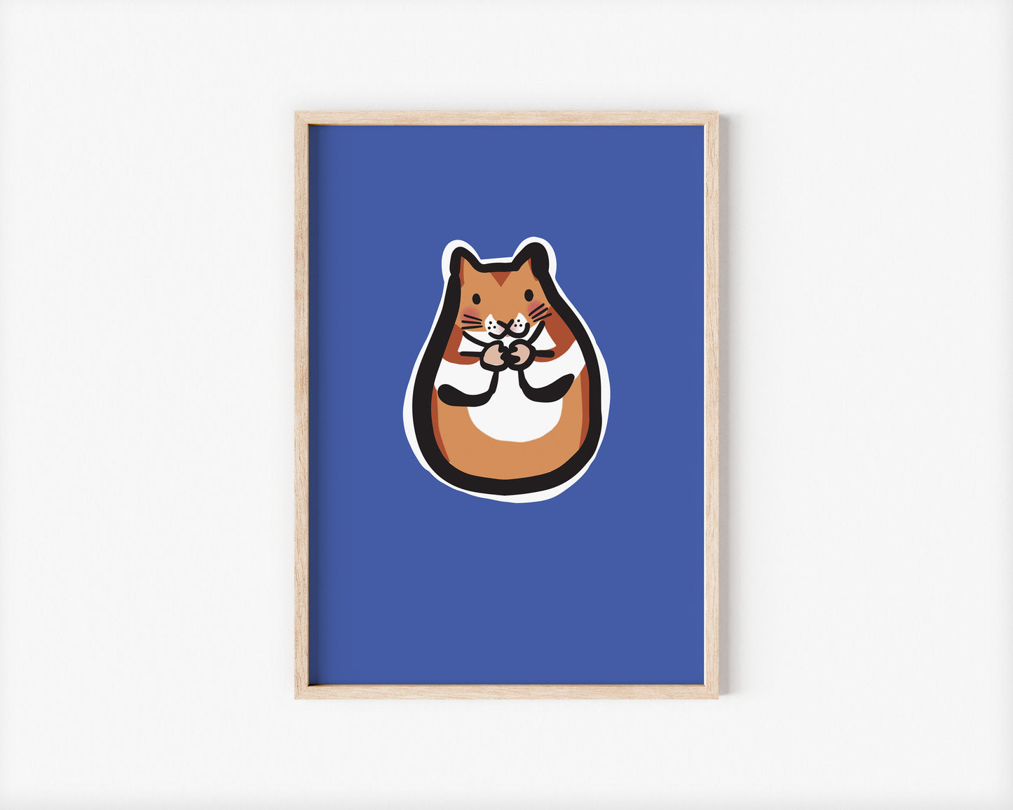 Biscuit the Hamster A5 Art Print
