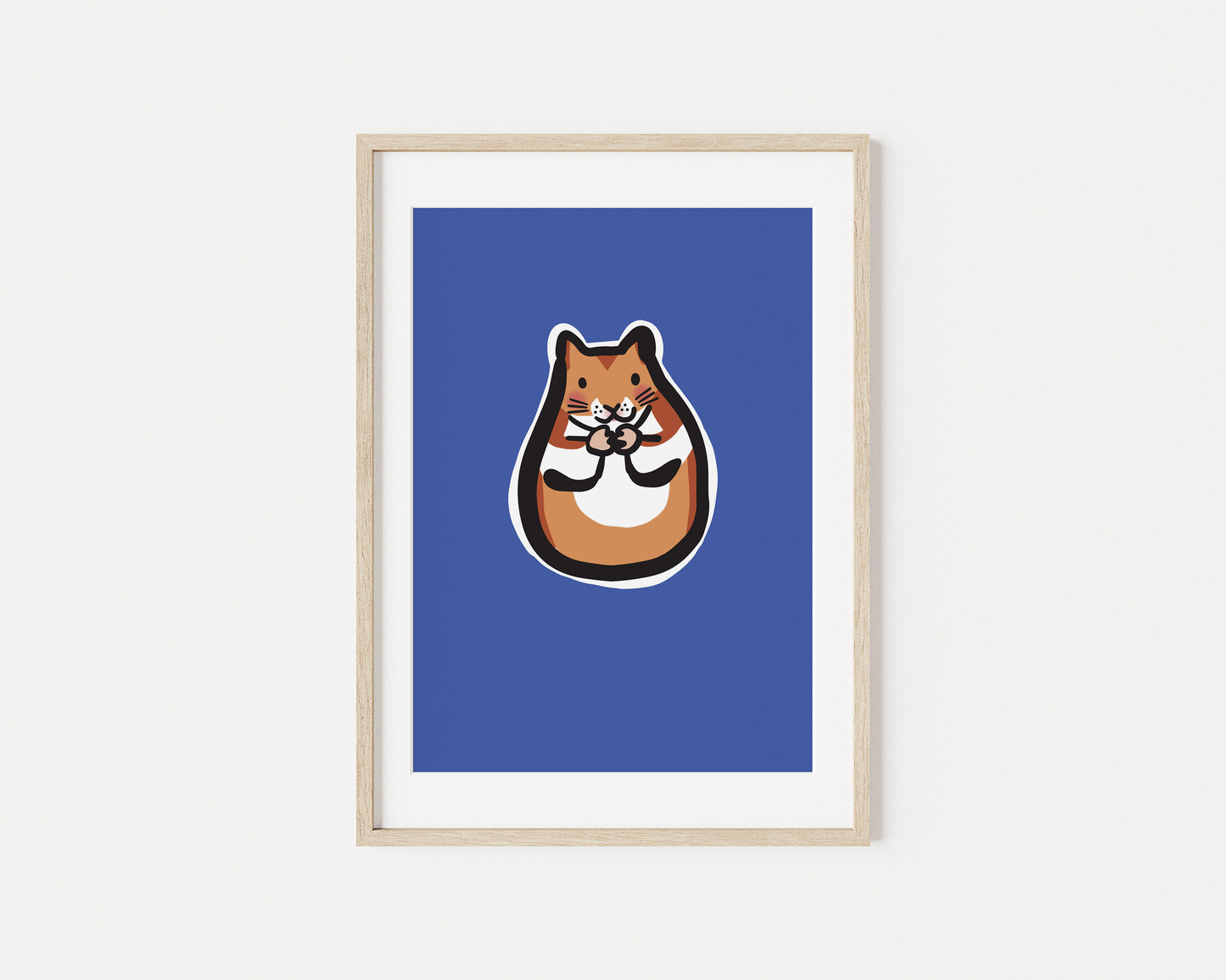 Biscuit the Hamster A5 Art Print