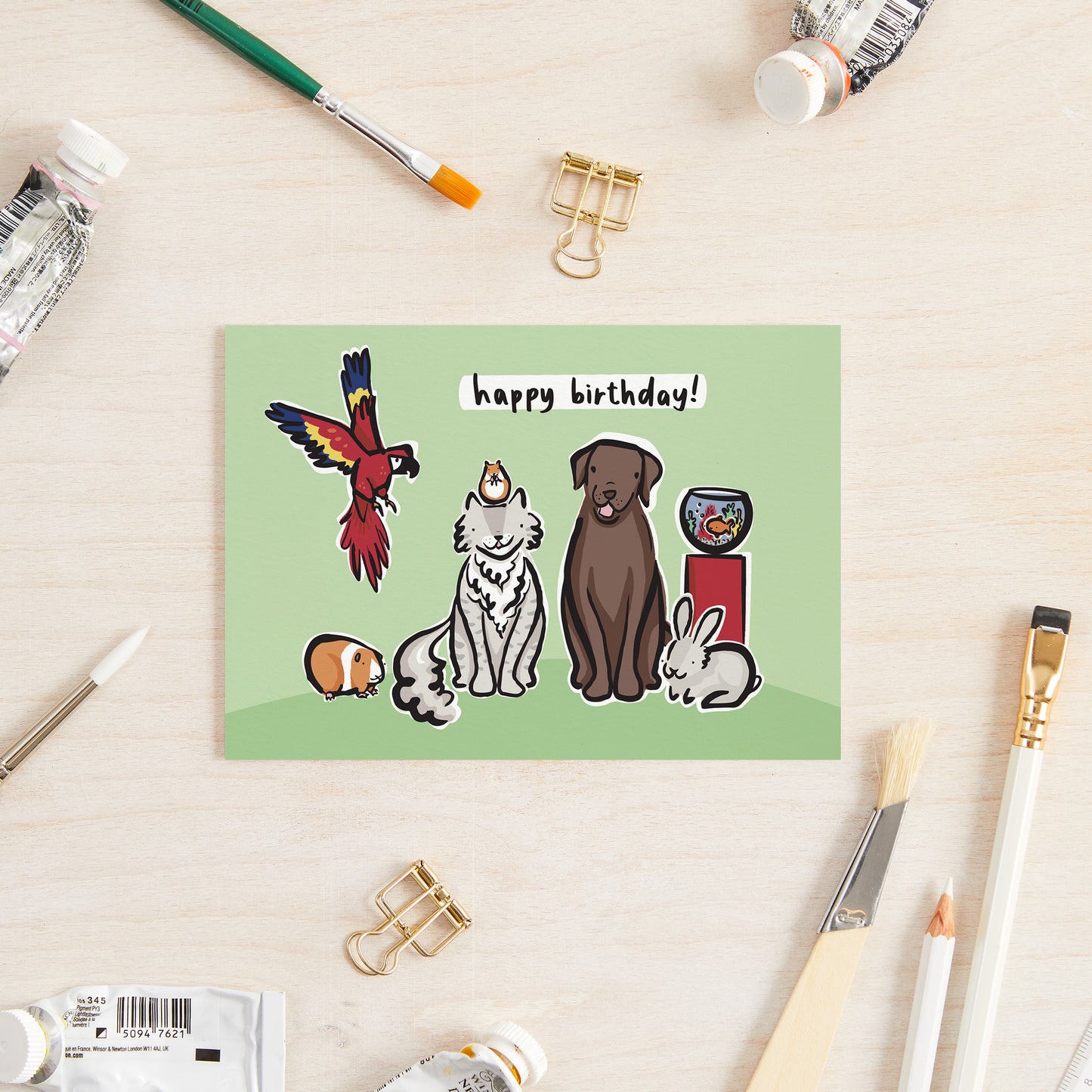 Pets Birthday Card