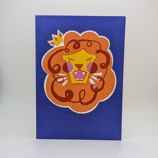Rory the Lion King Card