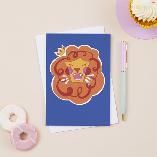 Rory the Lion King Card