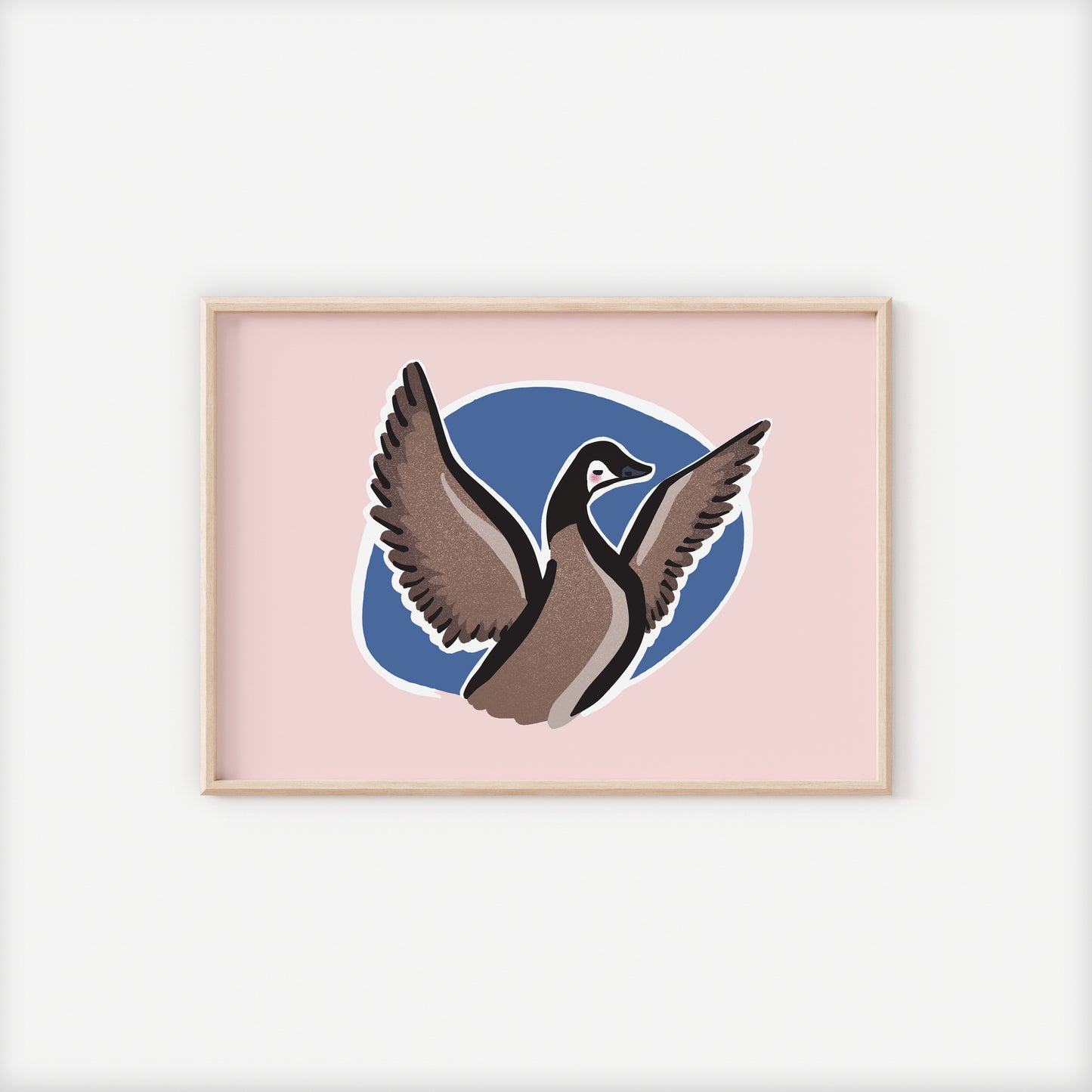 Cordelia the Canada Goose A5 Art Print