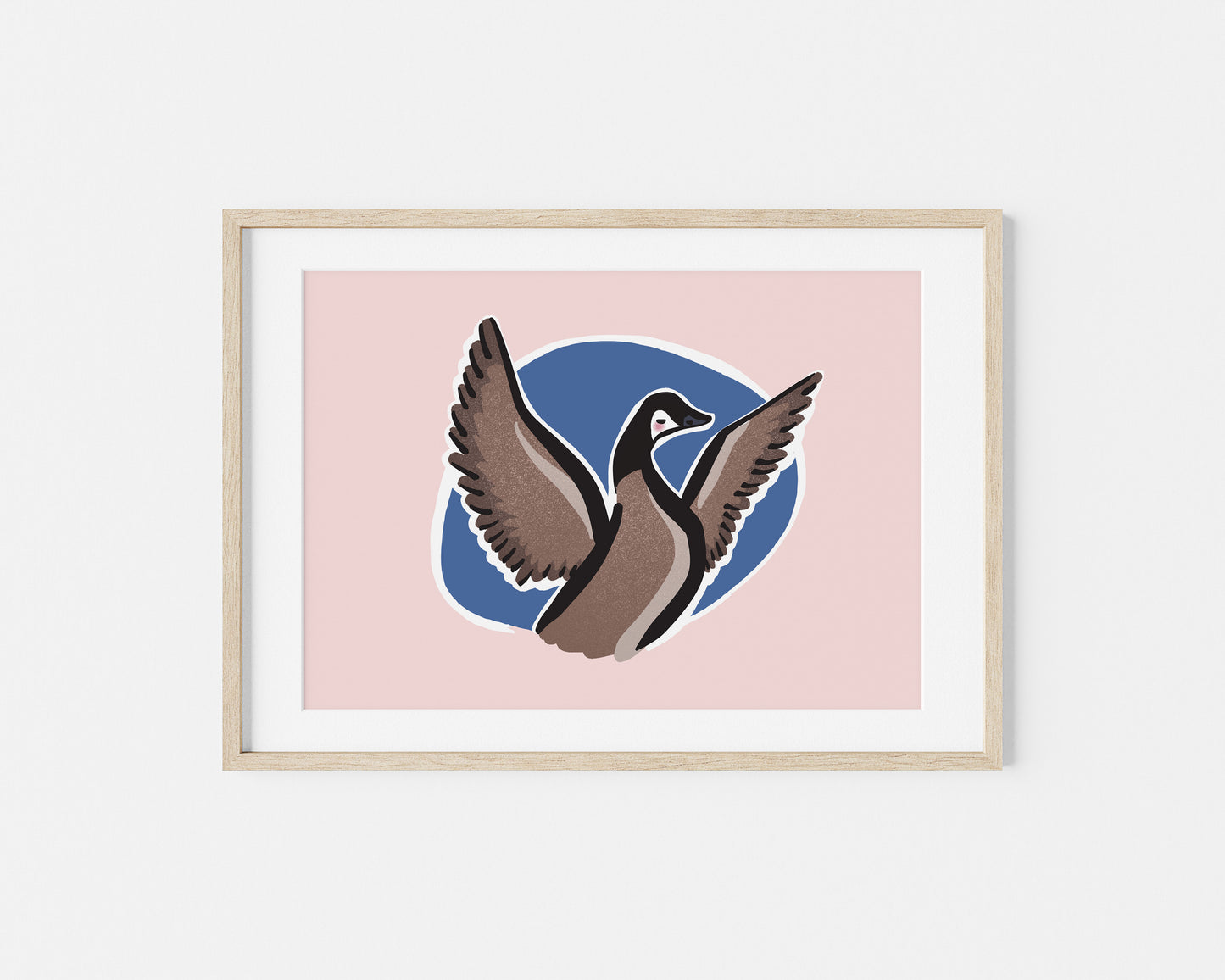 Cordelia the Canada Goose A5 Art Print