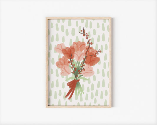 Glen Coe Bouquet A5 Art Print