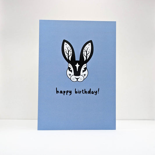 Fairytale Rabbit Birthday Card