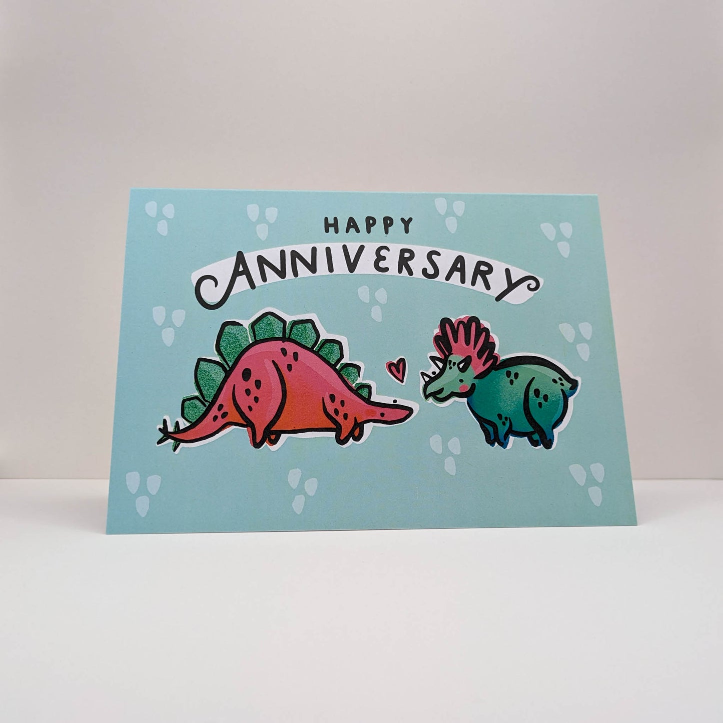 Topsy & Steg Dinosaurs Anniversary Card