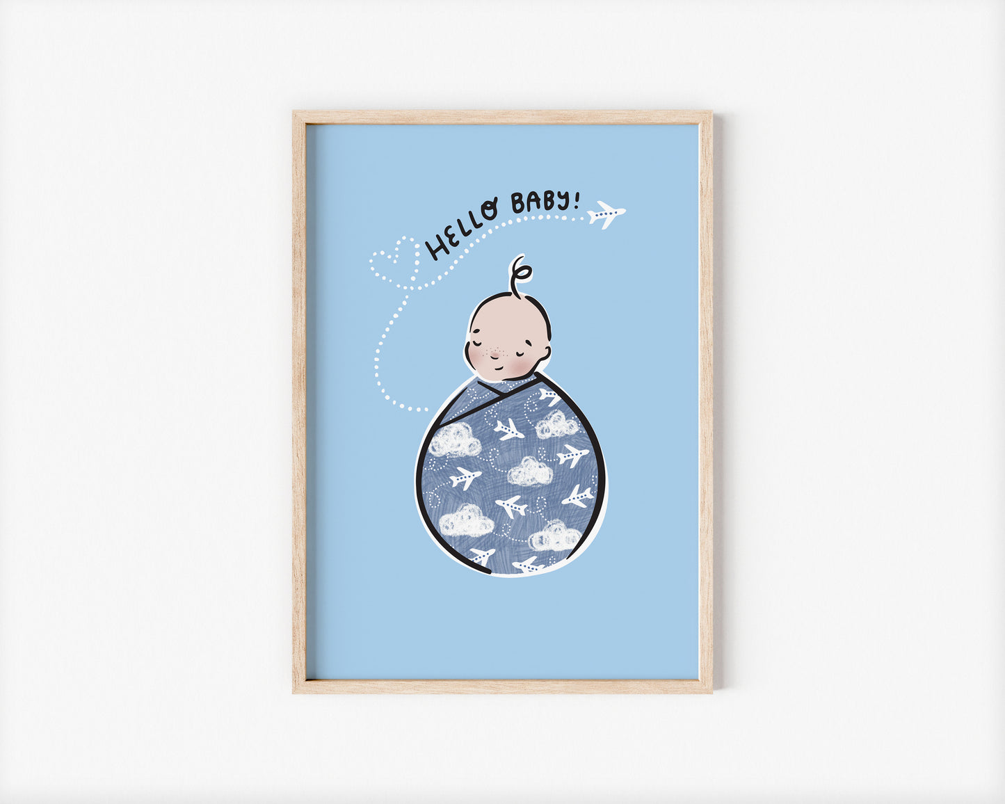 Little Adventurer Baby Amelia A5 Art Print