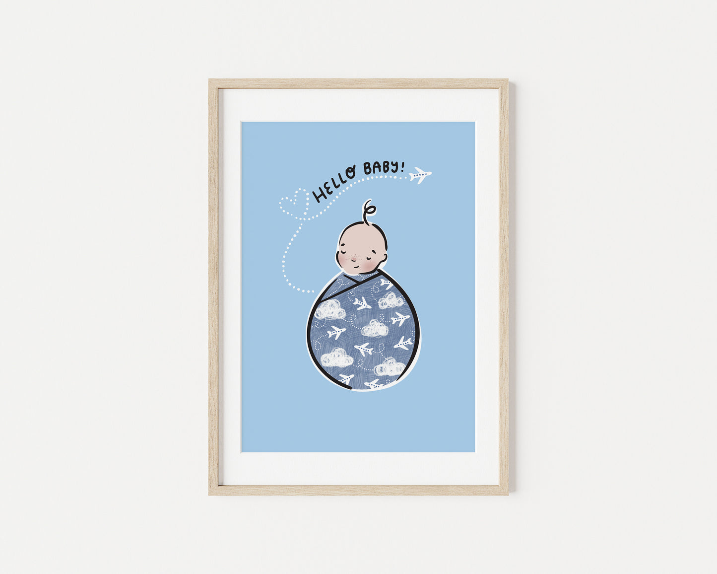 Little Adventurer Baby Amelia A5 Art Print