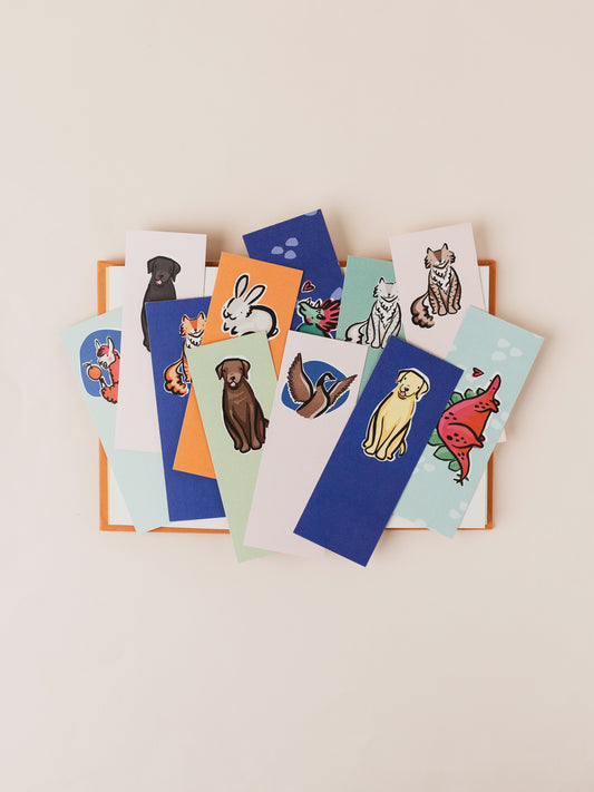 Midas the Yellow Labrador Dog Bookmark