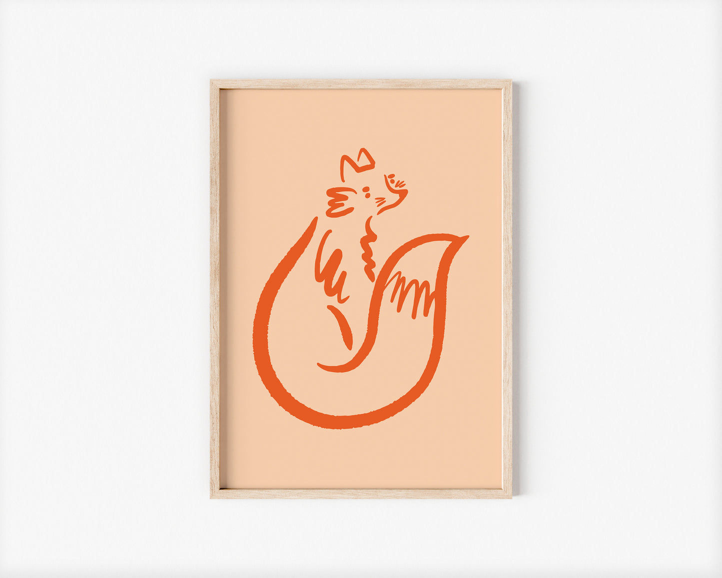 Redmond the Fox A4 Art Print