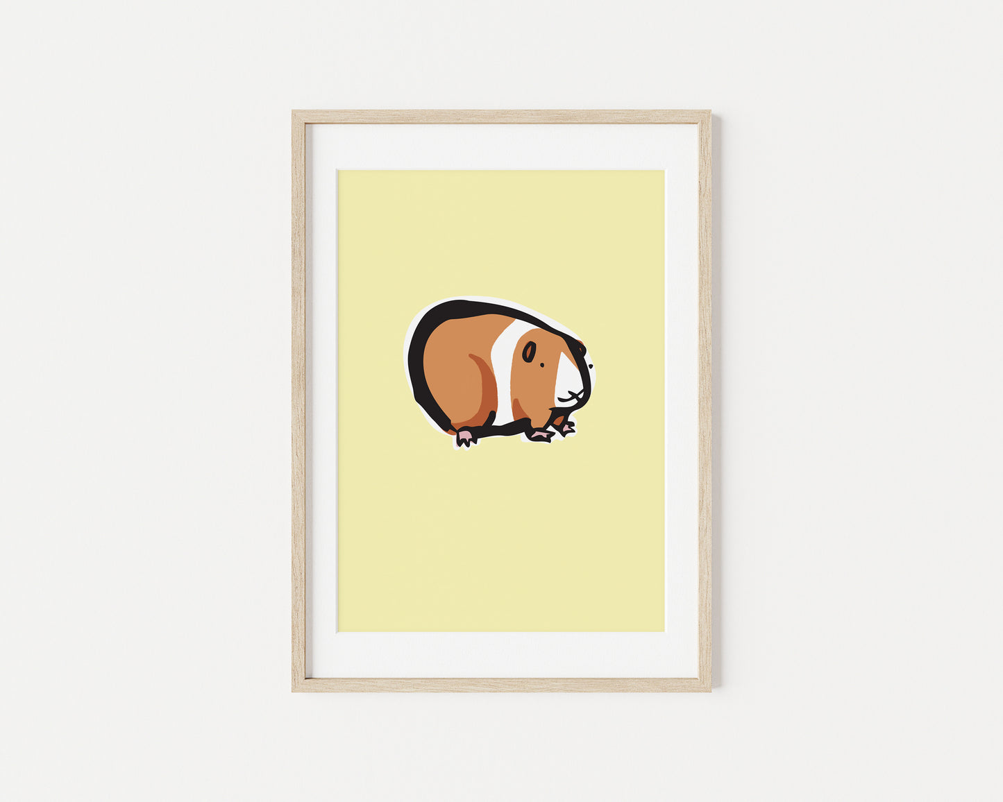 Sunny the Guinea Pig A5 Art Print