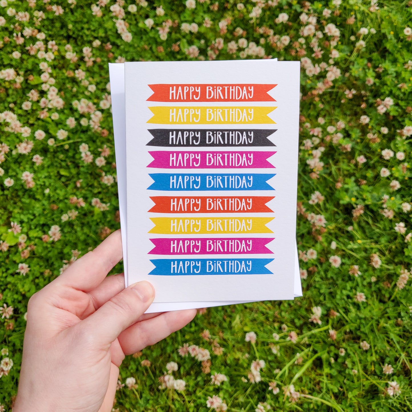 Bright Banners Birthday Card