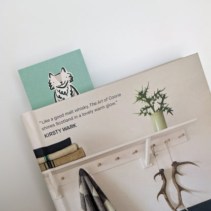Dylan the Grey Fluffy Cat Bookmark