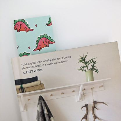 Steg the Stegosaurus Dinosaur Bookmark