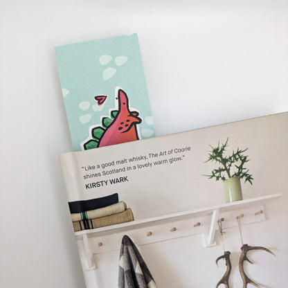 Steg the Stegosaurus Dinosaur Bookmark