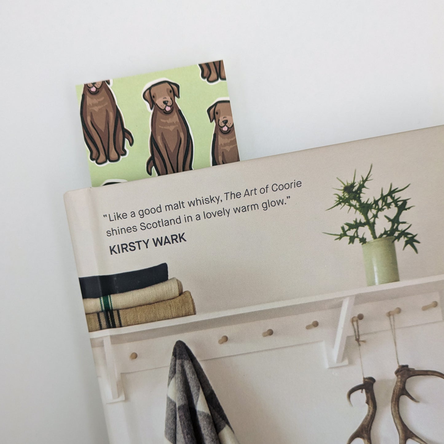 Maple the Chocolate Labrador Dog Bookmark