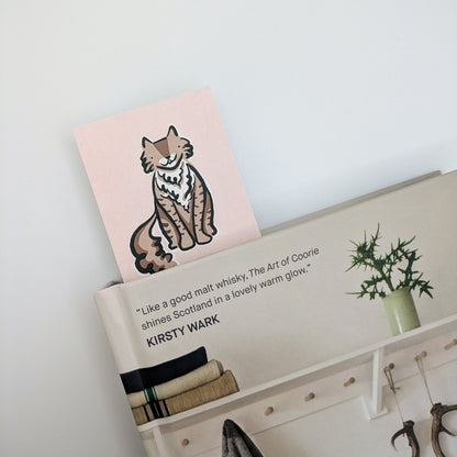 Mocha the Brown Fluffy Cat Bookmark