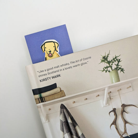 Midas the Yellow Labrador Dog Bookmark