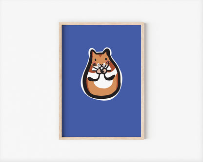 Biscuit the Hamster A5 Art Print