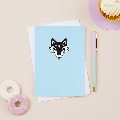 Fairytale Fox Blue Card