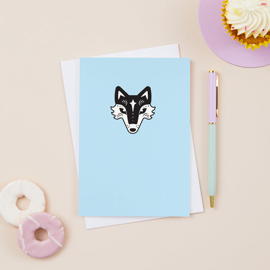Fairytale Fox Blue Card