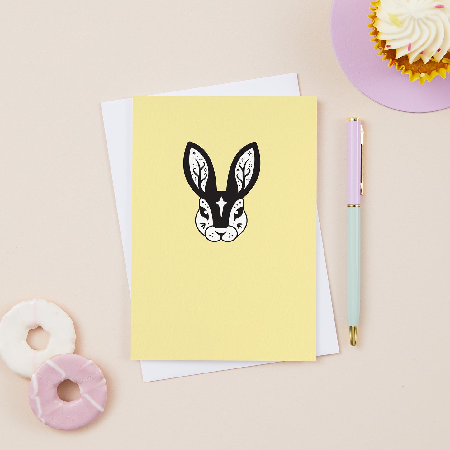 Fairytale Rabbit Yellow Card