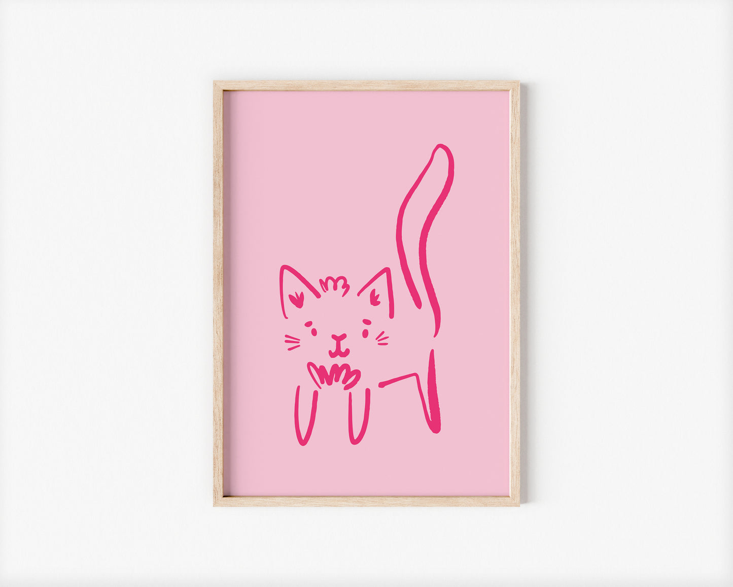 Cleo the Cat A4 Art Print