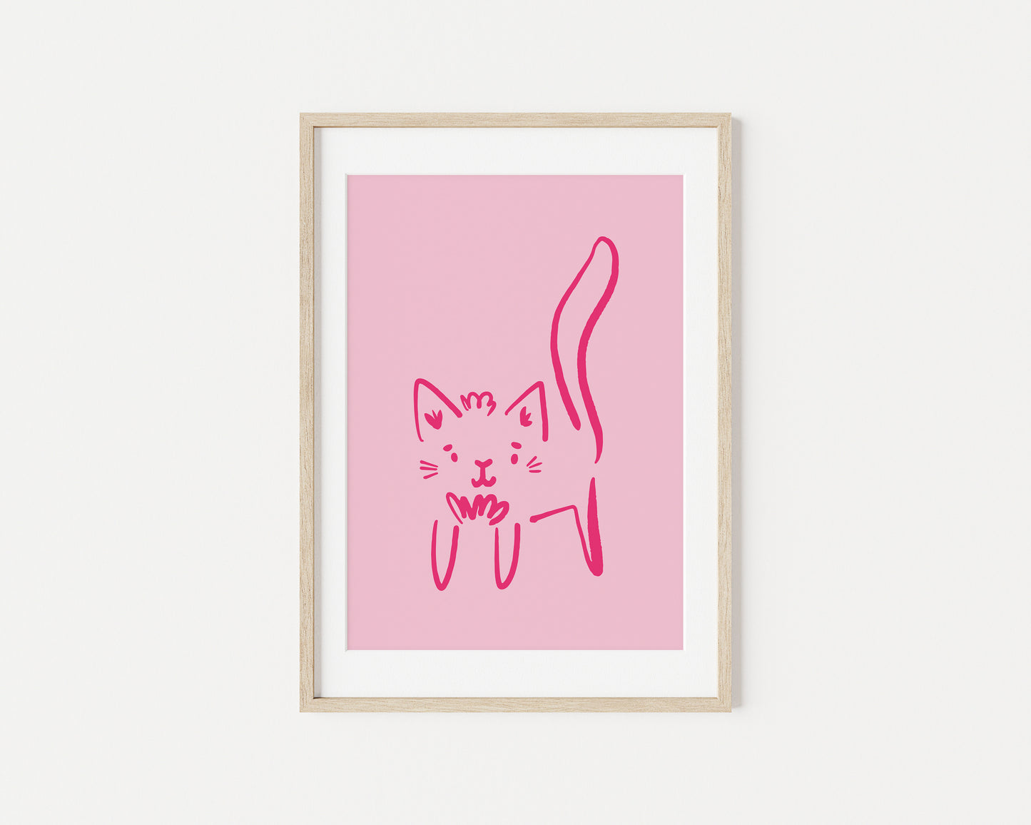 Cleo the Cat A4 Art Print