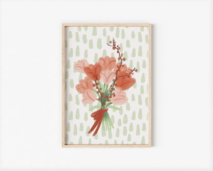 Glen Coe Bouquet A5 Art Print