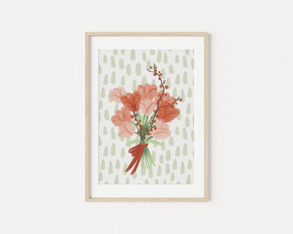 Glen Coe Bouquet A5 Art Print