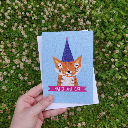 Tiger Birthday Card | Kids Birthday | Party Animal