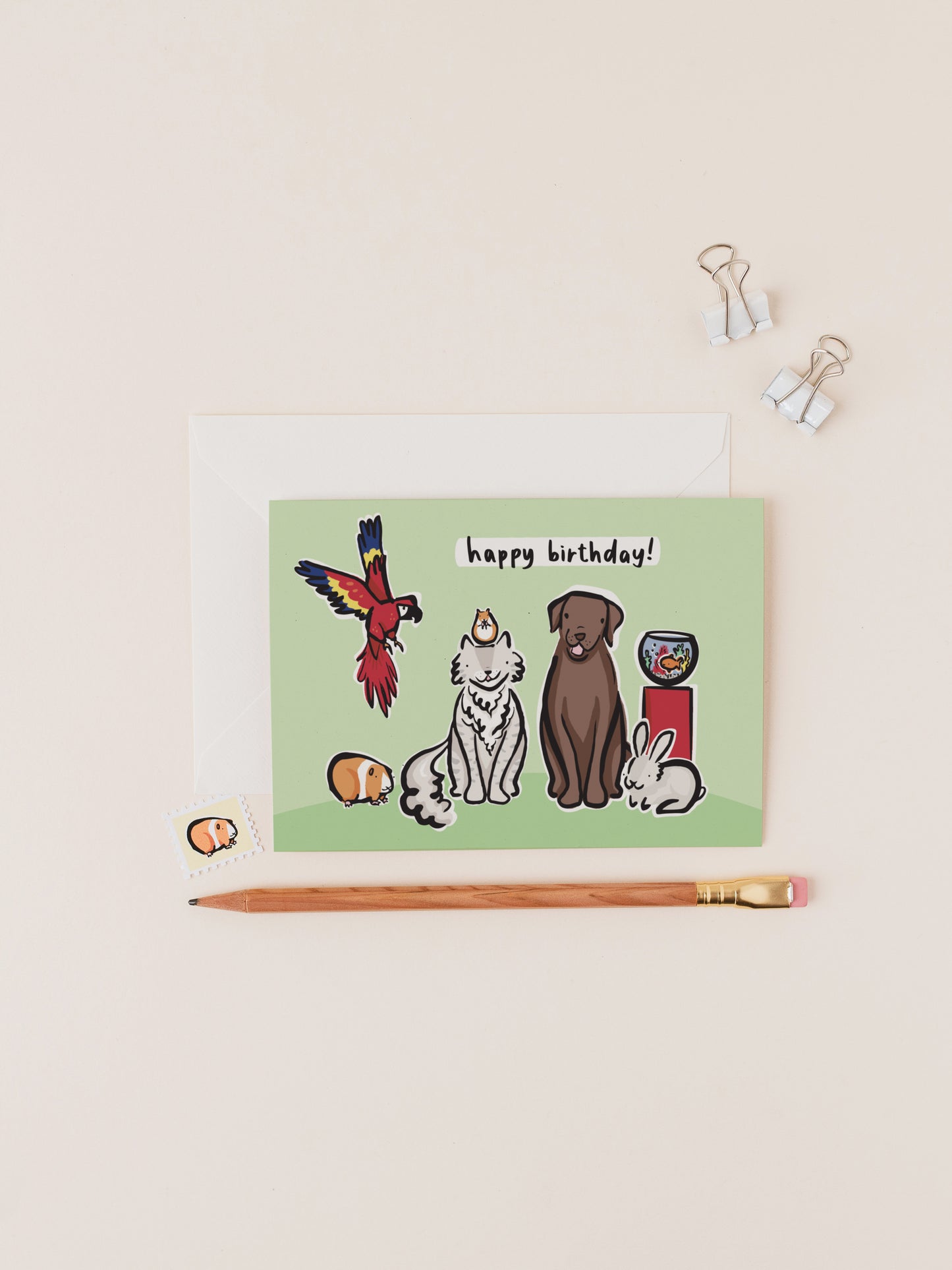 Pets Birthday Card