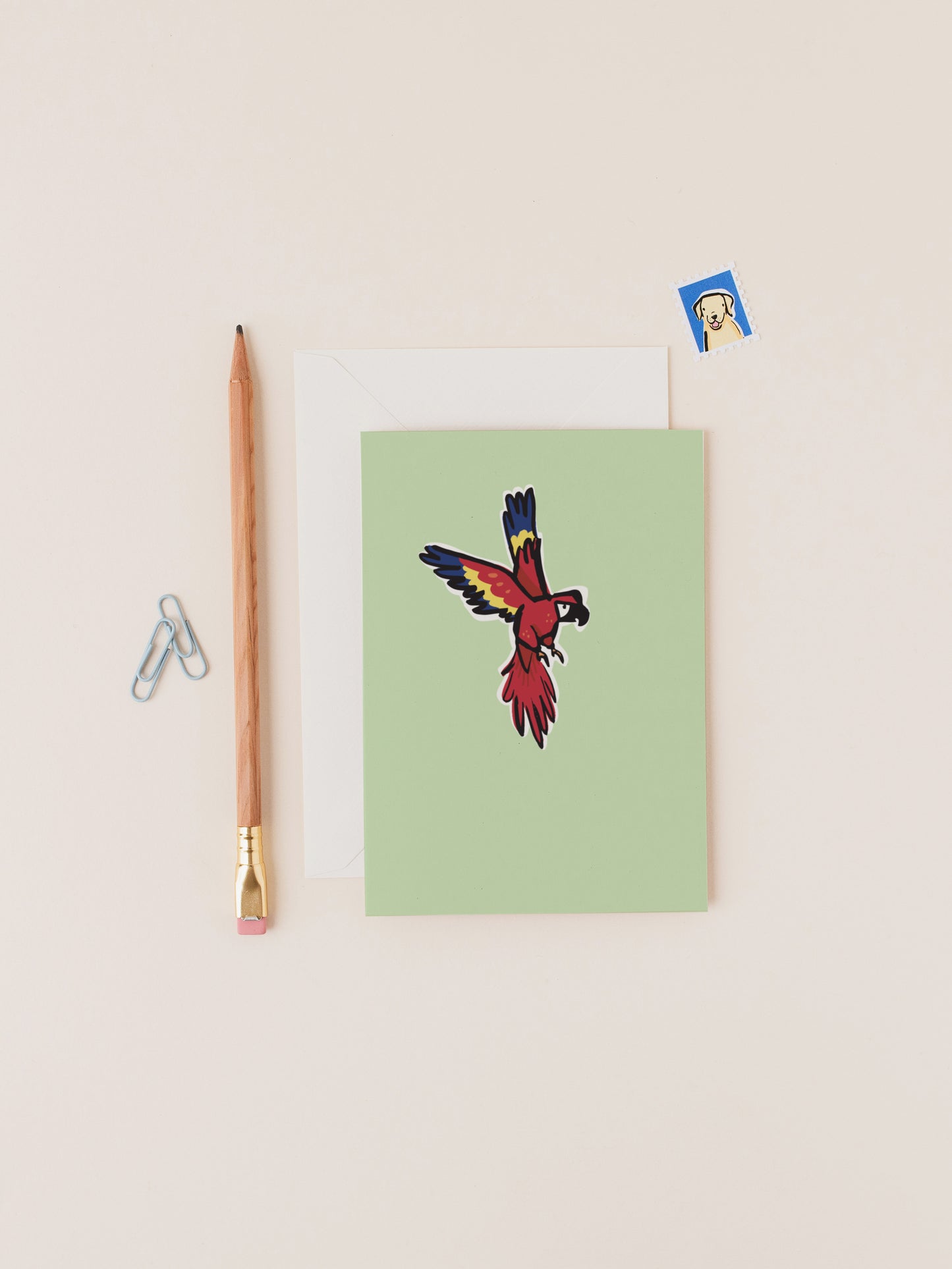 Percy the Parrot Card