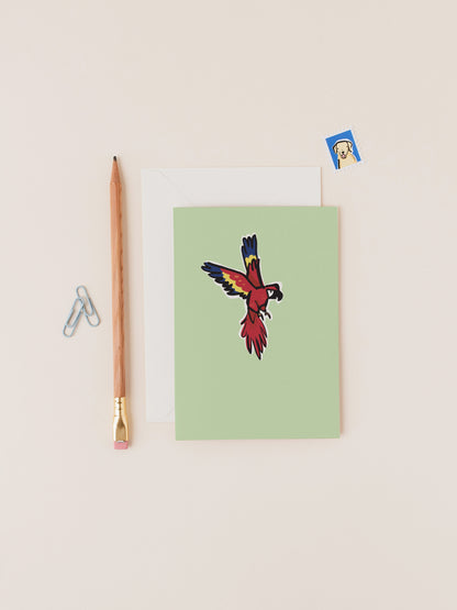 Percy the Parrot Card
