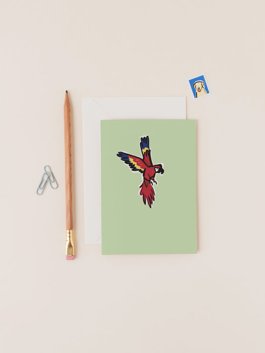 Percy the Parrot Card