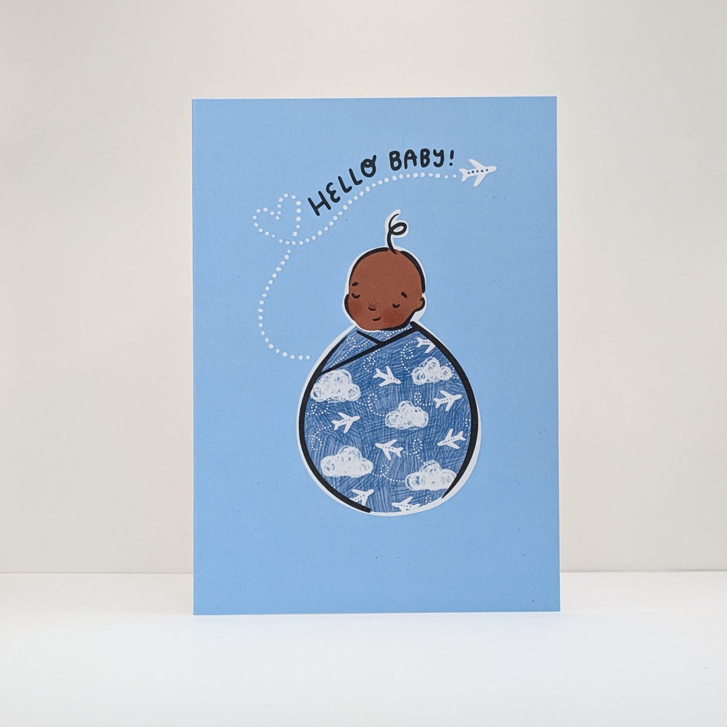 Little Adventurer Baby Wilbur New Baby Card