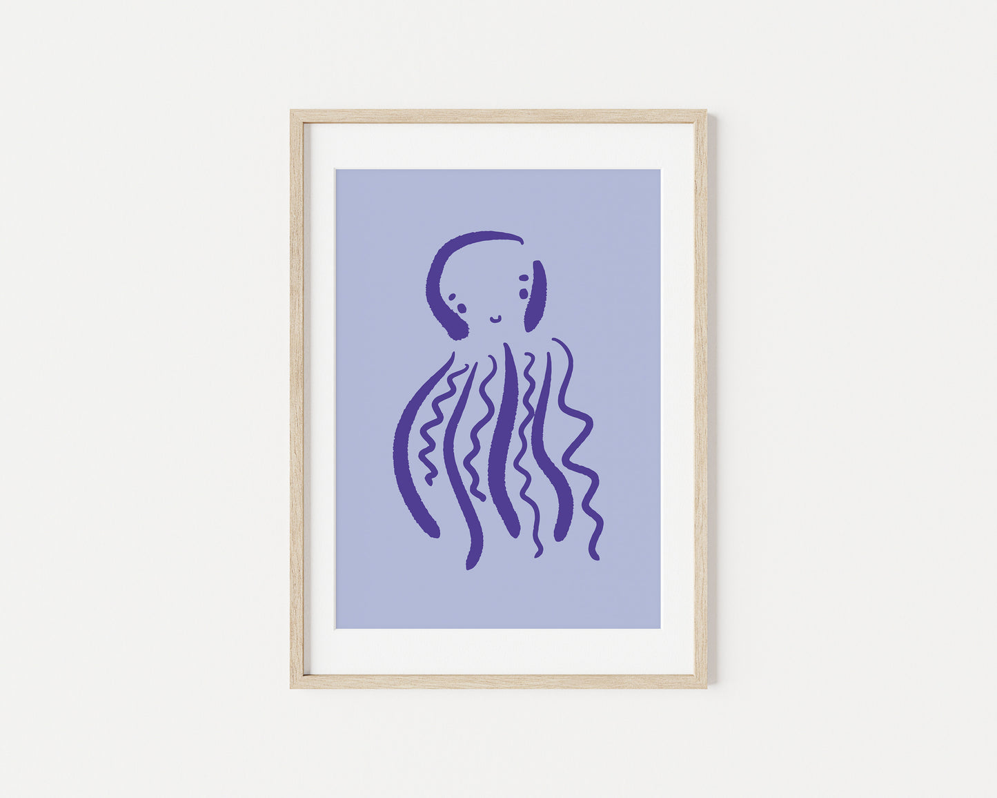 Octavia the Octopus A4 Art Print