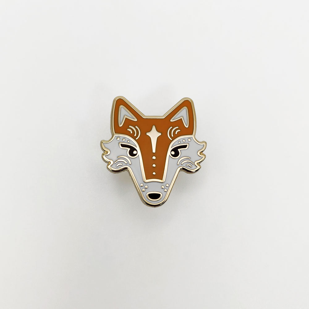 Ginger Fairytale Fox Enamel Pin in Gift Box