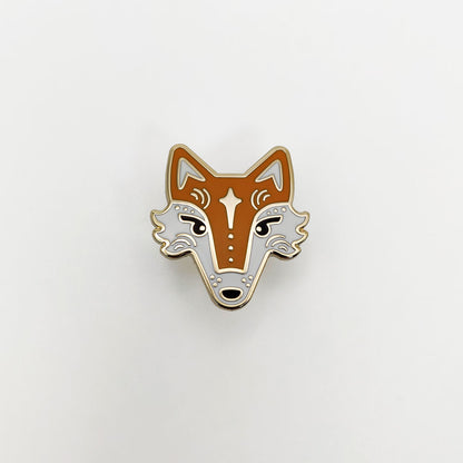 Ginger Fairytale Fox Enamel Pin in Gift Box
